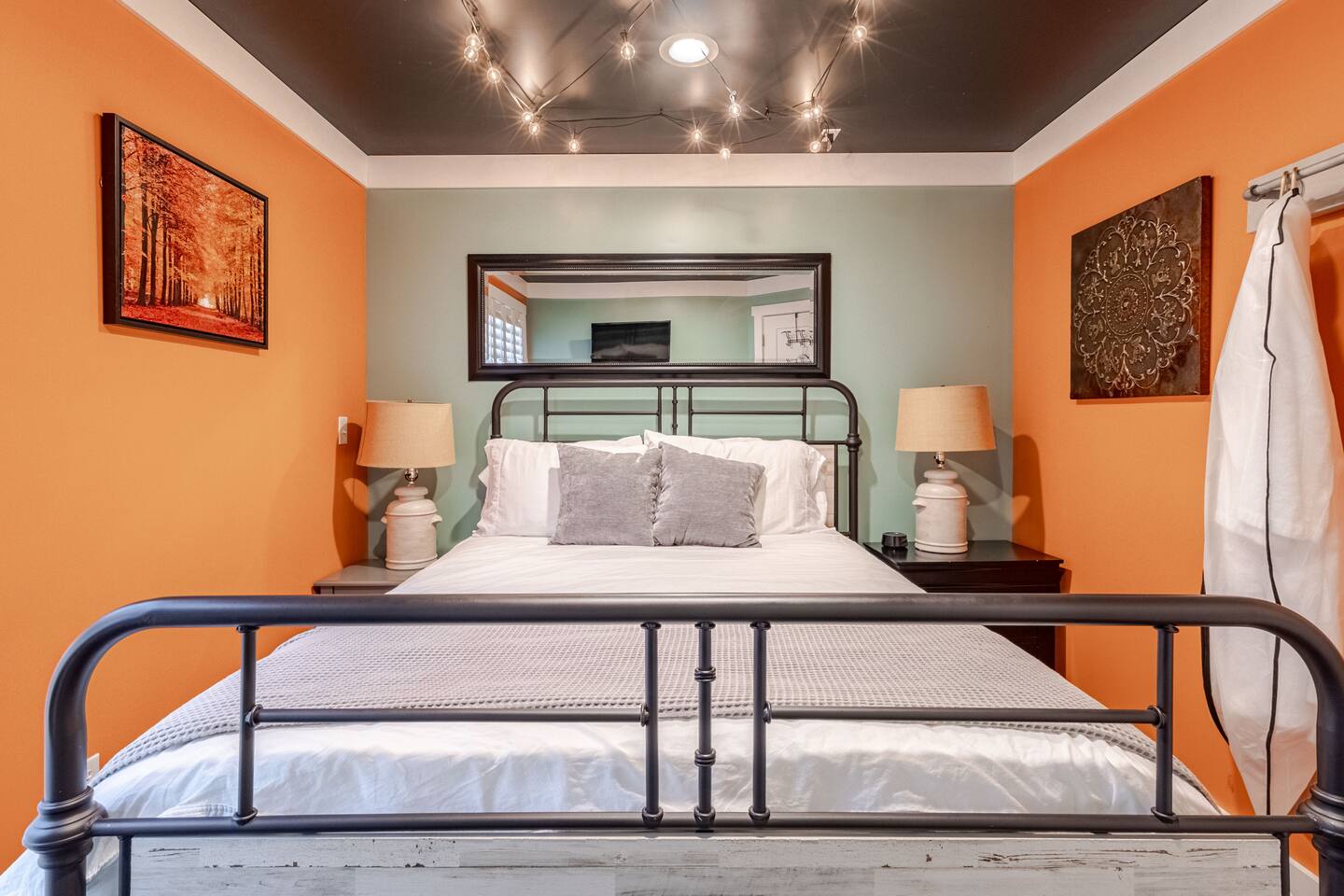 Inside Milkbarn Farm Stay, a converted milk barn farmhouse at Cedar Pond Farms — our fluffy Highland cow farm just outside the Smoky Mountains.