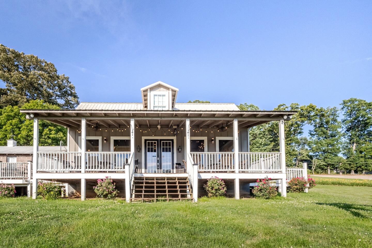 Milkbarn Farm Stay at Cedar Pond Farms in New Market — a converted milk barn farmhouse on a working farm with Scottish Highland cattle.